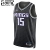 Sacramento Kings Davion Mitchell 15 Jordan 2022-23 Statement Edition Musta Lasten Pelipaidat Swingman